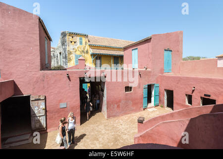 Museo della schiavitù, Maison des Esclave, Casa degli schiavi, Isola di Goree, sito UNESCO, al largo di Dakar, Senegal Foto Stock