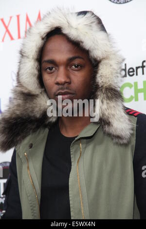 Maxim Magazine's Big Game Weekend presentato dal talento sportivo risorse porta il calore alla Pro Calcio Biggesst Weekend a Espace 635 West 42nd St 02 01 14 dotata di: Kendrick Lamar dove: New York New York Stati Uniti quando: 02 Feb 2014 Foto Stock