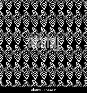 Retrò seamless pattern con forme astratte Foto Stock