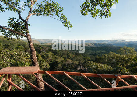 Lo splendido paesaggio accanto ad alto Paraiso de Goiás membro Brasile Foto Stock