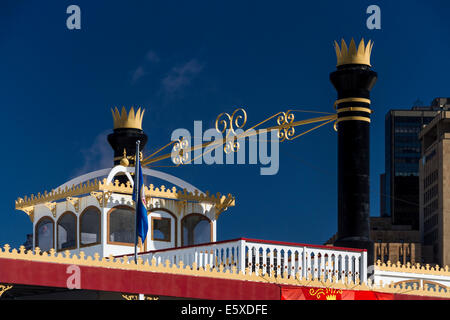 Minnesota Centennial Showboat, Mississippi River, St Paul, Minnesota, Stati Uniti d'America Foto Stock