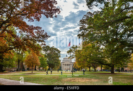 Il campus dell'università di North Carolina a Chapel Hill, Chapel Hill, North Carolina, STATI UNITI D'AMERICA Foto Stock