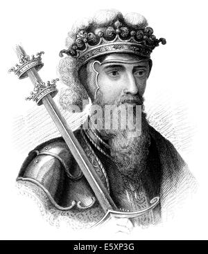 Edward III, 1312 - 1377, re d'Inghilterra, Foto Stock