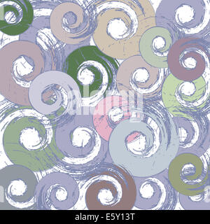 Sfondo astratto di colorate volute Foto Stock