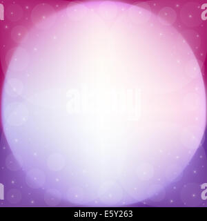 Sfondo Fantasy di lucido cerchi e stelle Foto Stock