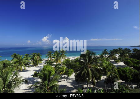 Spiaggia di Guardalavaca, Holguin, Cuba Foto Stock