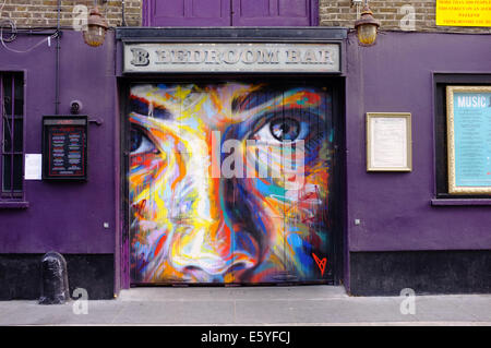 Camera da letto Bar in Shoreditch, Londra Foto Stock