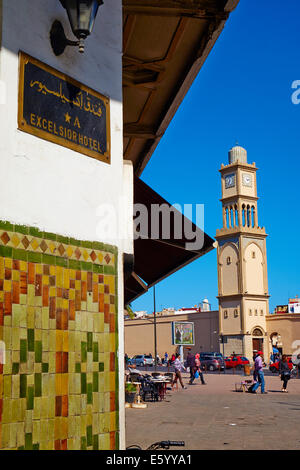 Il Marocco, Casablanca, United Nation (Nazione Unis) square Foto Stock