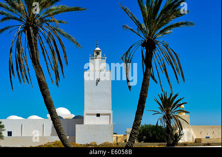 Africa, Nord Africa, il Maghreb, sud della Tunisia, isola di Djerba. Guellala. Moschea. Foto Stock