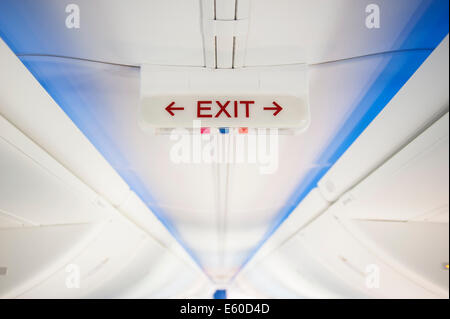 Segnale di uscita nei moderni jet Foto Stock