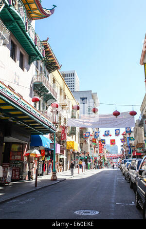 China Town, San Francisco, California, Stati Uniti d'America Foto Stock