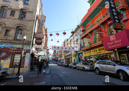 China Town, San Francisco, California, Stati Uniti d'America Foto Stock