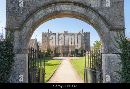 Chastleton House, un paese giacobino casa vicino a Moreton-in-Marsh, Oxfordshire Foto Stock