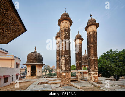 Fontana in costruzione Mandawa, regione di Shekhawati, Rajasthan, India Foto Stock