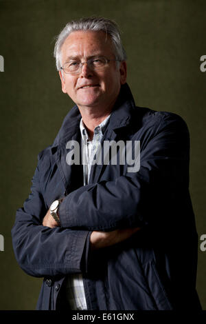 Edimburgo, Scozia, Regno Unito. 10 Ago, 2014. Gunnar Staalesen, il norvegese autore del crimine, all'Edinburgh International Book Festival 2014. Edimburgo, Scozia. 10 agosto 2014 Credit: GARY DOAK/Alamy Live News Foto Stock