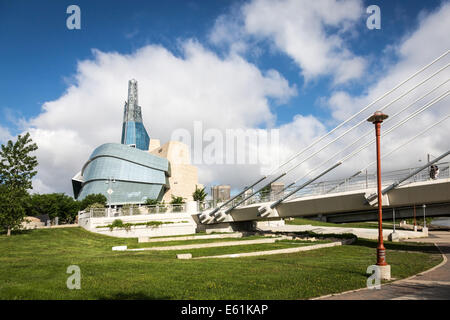 Museo per i Diritti Umani, Winnipeg, Manitoba, Canada, America del Nord. Foto Stock