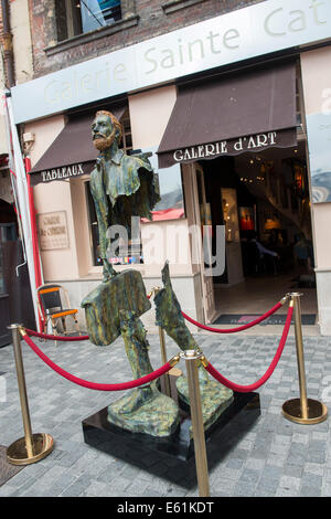 Gallery di Honfleur, Normandia Francia Europa Foto Stock