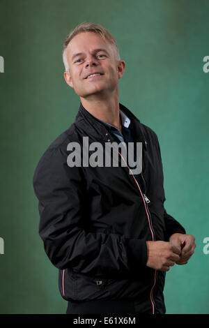 Edimburgo, Scozia, Regno Unito. 11 Ago, 2014. Tore Renberg, il norvegese autore al Edinburgh International Book Festival 2014. Edimburgo, Scozia. 11 agosto 2014 Credit: GARY DOAK/Alamy Live News Foto Stock