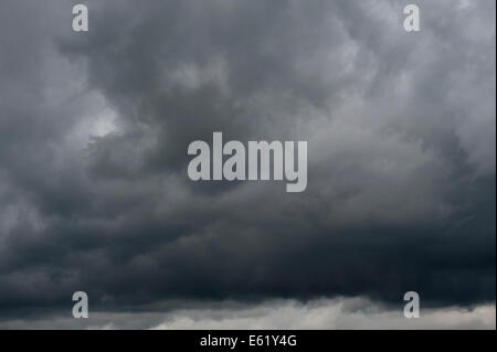 Stratocumulus nubi verso il tramonto le tempeste Foto Stock