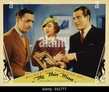 La sottile MAN - Poster - diretto da W.S. Van Dyke - MGM 1934 Foto Stock