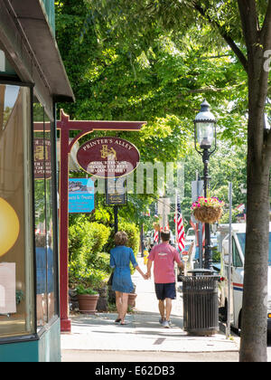 Ad est di State Street in DOYLESTOWN, PA Foto Stock