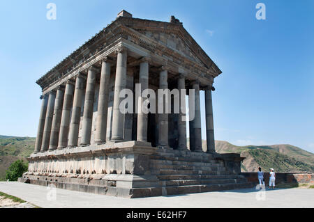 Garni tempio ellenica, Armenia Foto Stock