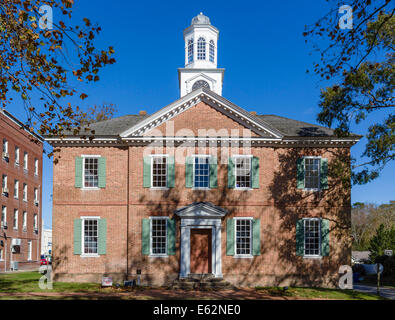 Historic Chowan County Courthouse in Edenton, Albemarle regione, North Carolina, STATI UNITI D'AMERICA Foto Stock