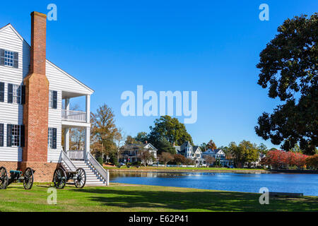 La casa Barker-Moore sul lungomare in Edenton, Albemarle regione, North Carolina, STATI UNITI D'AMERICA Foto Stock