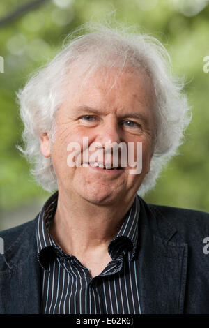 Edimburgo, Scozia, Regno Unito. 12 Ago, 2014. Ron Butlin, il poeta Scozzese, romanziere, short-story scrittore e librettista, drammaturgo e giornalista presso la Edinburgh International Book Festival 2014. Edimburgo, Scozia. 12 agosto 2014 Credit: GARY DOAK/Alamy Live News Foto Stock