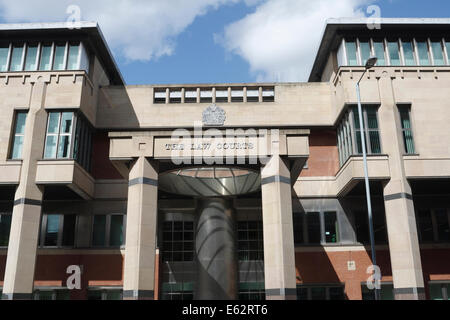 Sheffield Law Courts, Crown and County Combined Court. Inghilterra Regno Unito edificio del tribunale penale britannico Foto Stock