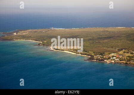 Vista aerea di Molokai Hawaii Foto Stock