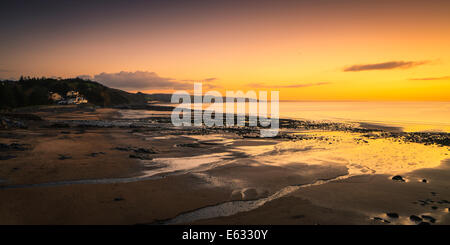 Ponte di Wisemans Saundersfoot Pembrokeshire Wales Foto Stock