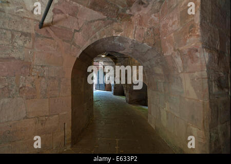 Kasemattentor, il passaggio delle mura della città vecchia di Norimberga, Media Franconia, Baviera, Germania Foto Stock