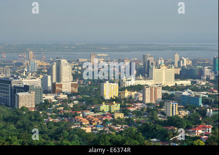 Vista generale di Cebu City Filippine Foto Stock