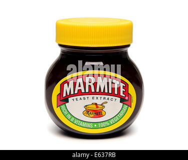 Vasetto di marmite, tagliate Foto Stock