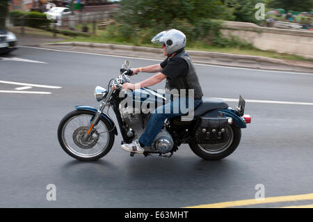 Harley-Davidson motociclo, Stratford-upon-Avon, Regno Unito Foto Stock