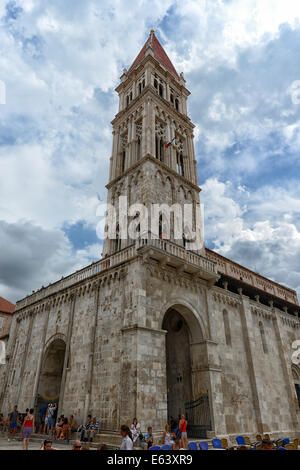 Cattedrale di San Lorenzo a Trogir, Croazia Foto Stock