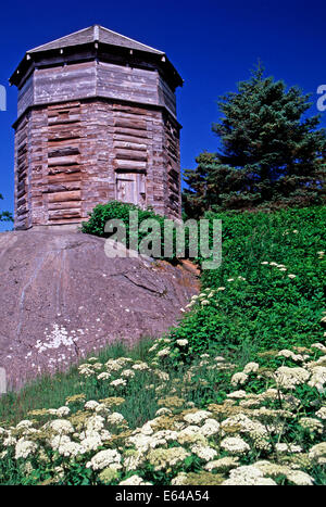 Blocco russo House,Sitka,Alaska Foto Stock