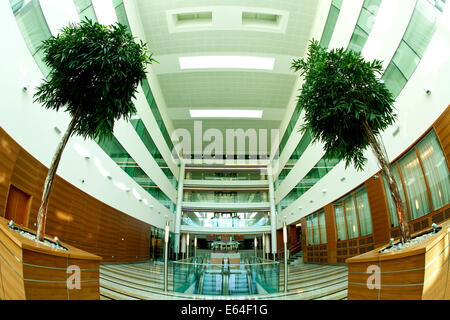 La reception per area di business, Hotel Sofitel London Heathrow Foto Stock