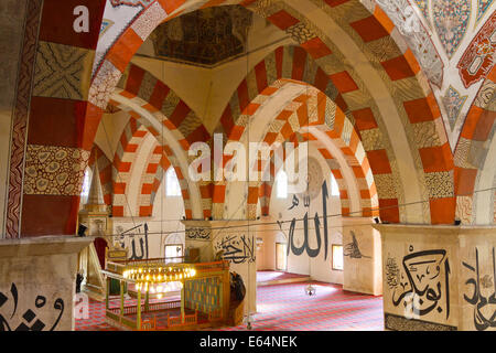 All'interno della vecchia moschea, Edirne, Turchia Foto Stock