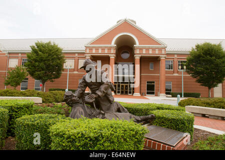 Statua che si trova nella parte anteriore del Museo Nazionale della Guerra Civile in Harrisburg, PA Foto Stock
