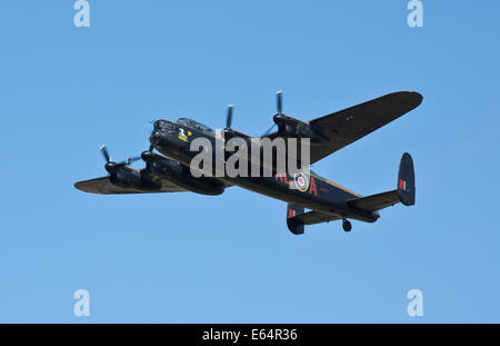 Avro Lancaster PA474, BBMF, RAF Coningsby Foto Stock