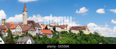 Kirchberg an der Jagst, Hohenlohe, Baden-Württemberg, Germania Foto Stock