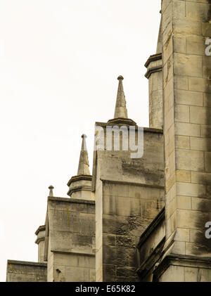 Foto dettagliata della Cattedrale di San Paolo, dall' Octagon, Dunedin, Nuova Zelanda Foto Stock