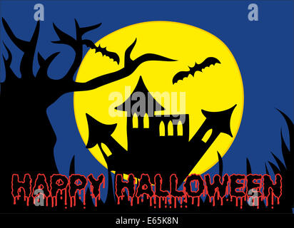 Halloween castello Vacanze Foto Stock
