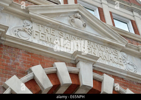 L'ex St Pancras orfanotrofio femminile in Hampstead Road, Londra, Regno Unito. Foto Stock