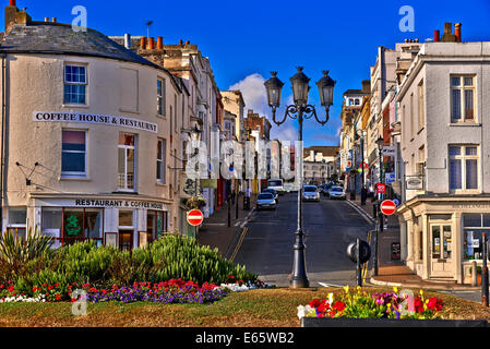 L'Isola di Wight noto agli antichi romani come Vectis, è un County e la più grande isola dell'Inghilterra Foto Stock