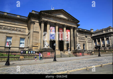 La Walker Art Gallery di Liverpool, che ospita una delle migliori collezioni di arte in Inghilterra, Regno Unito Foto Stock