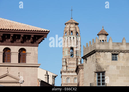 Il Poble Espanyol - Villaggio Spagnolo a Barcellona, in Catalogna, Spagna. Foto Stock