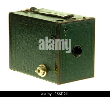 Kodak No2 Brownie box camera per 120 pellicole in rotoli. Foto Stock